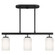 Oslo Three Light Island Pendant in Midnight Black (1|66160EN3-112)