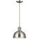 Pratt Street Metal One Light Pendant in Brushed Nickel (1|65085EN3-962)
