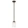 Elmwood Park One Light Mini-Pendant in Bronze (1|6137301-710)