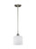 Canfield One Light Mini-Pendant in Brushed Nickel (1|6128801-962)