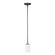 Oslo One Light Mini-Pendant in Bronze (1|61160EN3-710)