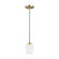 Windom One Light Mini-Pendant in Satin Brass (1|6102801-848)