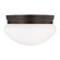 Webster Two Light Flush Mount in Bronze (1|5328EN3-710)