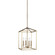 Perryton Four Light Hall / Foyer Pendant in Satin Brass (1|5215004-848)