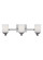 Kemal Three Light Wall / Bath in Brushed Nickel (1|4430703EN3-962)