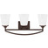 Hanford Three Light Wall / Bath in Bronze (1|4424503-710)