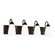 Seville Four Light Wall / Bath in Bronze (1|4420204-710)