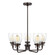 Belton Five Light Chandelier in Bronze (1|3214505-710)