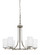 Hettinger Six Light Chandelier in Brushed Nickel (1|3139106-962)