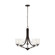 Elmwood Park Five Light Chandelier in Bronze (1|3137305EN3-710)