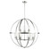 Alturas Nine Light Chandelier in Brushed Nickel (1|3124679-962)