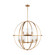Alturas Nine Light Chandelier in Satin Brass (1|3124679-848)