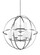 Alturas Nine Light Chandelier in Brushed Nickel (1|3124609EN3-962)