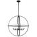 Alturas Five Light Chandelier in Midnight Black (1|3124605-112)