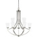 Hanford Nine Light Chandelier in Brushed Nickel (1|3124509EN3-962)