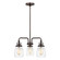 Belton Three Light Chandelier in Bronze (1|3114503-710)