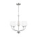 Windom Five Light Chandelier in Brushed Nickel (1|3102805EN3-962)