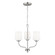 Windom Three Light Chandelier in Brushed Nickel (1|3102803-962)
