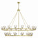 Aragon LED Chandelier in Soft Brass (60|ARA-10269-SB)