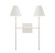 Jefferson Two Light Wall Sconce in Bisque White (51|9-5202-2-83)