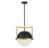 Carlysle One Light Pendant in Matte Black w/Warm Brass (51|7-4600-1-143)