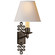 Ginger One Light Wall Sconce in Gun Metal (268|AH 2010GM-NP)