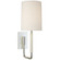 Clout One Light Wall Sconce in Soft Silver (268|BBL 2132SS-L)