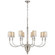 Vivian Eight Light Chandelier in Polished Nickel (268|TOB 5032PN-NP)