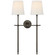 Bryant Two Light Wall Sconce in Bronze (268|TOB 2025BZ-L)