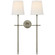 Bryant Two Light Wall Sconce in Antique Nickel (268|TOB 2025AN-L)
