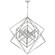 Cubist LED Chandelier in Polished Nickel (268|KW 5021PN-CG)