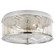 Liaison Two Light Flush Mount in Polished Nickel (268|KW 4202PN-CRG)
