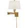 Chunky Swing Arm One Light Wall Sconce in Antique-Burnished Brass (268|CHD 5106AB-L2)