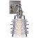 Covington One Light Wall Sconce in Polished Nickel (268|CHD 2472PN-CG)