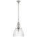 Prestwick One Light Pendant in Polished Nickel (268|CHC 5476PN-CG)