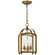 Arch Top Three Light Lantern in Antique-Burnished Brass (268|CHC 3420AB)