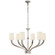 Ruhlmann Six Light Chandelier in Polished Nickel (268|CHC 2462PN-L)