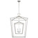 Darlana Double Cage Four Light Lantern in Polished Nickel (268|CHC 2199PN)