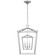 Darlana Double Cage Three Light Lantern in Polished Nickel (268|CHC 2178PN)