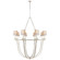 Lancaster Eight Light Chandelier in Gilded Iron (268|CHC 1577GI-L)