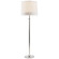 Simple Scallop One Light Floor Lamp in Soft Silver (268|BBL 1023SS-S2)