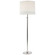 Simple Scallop One Light Floor Lamp in Soft Silver (268|BBL 1023SS-L)