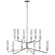 Casoria LED Chandelier in Polished Nickel (268|ARN 5484PN-CG)
