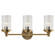 Ava Three Light Wall Sconce in Hand-Rubbed Antique Brass (268|AH 2202HAB-CG)