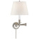 Candle Stick One Light Swing Arm Wall Sconce in Polished Nickel (268|S 2010PN-L)