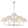 Kelley Nine Light Chandelier in Burnished Silver Leaf (268|NW 5070BSL-L)