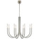 Rousseau LED Chandelier in Polished Nickel (268|KW 5581PN-SG)