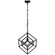 Cubed LED Pendant in Aged Iron (268|KW 5023AI-CG)