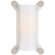 Chirac One Light Wall Sconce in Polished Nickel (268|TOB 2325PN-WG)