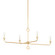 Orson Four Light Island Pendant in Vintage Gold Leaf (67|F9544-VGL)